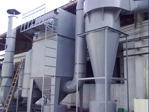 鑄造廠1噸電爐用DMC-120脈沖單機除塵器