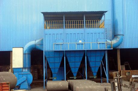 脈沖袋式單機(jī)除塵器的結(jié)構(gòu)